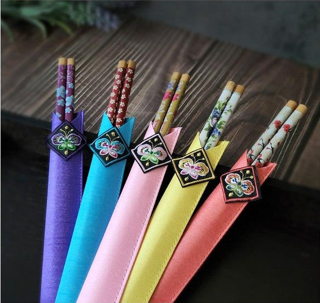 I Love Korea 젓가락 패키지 - 5개 세트 한국 전통 젓가락