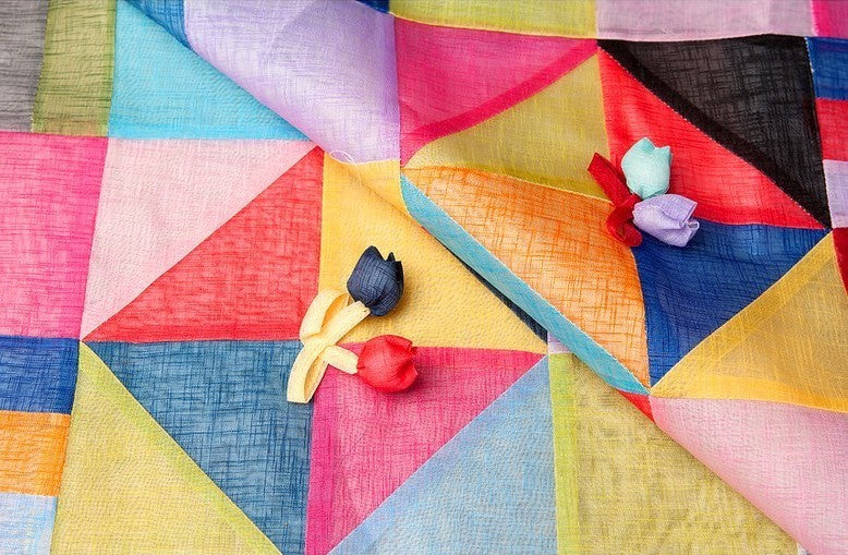 한국 전통 장식보 - 사각형 (53cm x 53cm) 액자용 인테리어